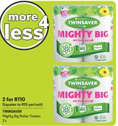Twinsaver Mighty Big Roller Towels-For 2 x 2's