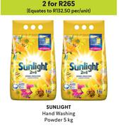 Sunlight Hand Washing Powder-For 2 x 5Kg