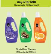 M Tile & Floor Cleaner (All Variants)-For Any 3 x 750ml