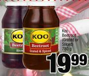 Koo Beetroot(Grated Or Sliced)-780g Each
