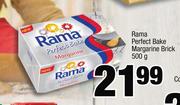 Rama Perfect Bake Margarine Brick-500g