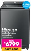 Hisense 16Kg Top Loader Washing Machine WT5T1625DT