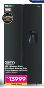 Hisense 496Ltr Elegent Black Glass Door Side-By-Side Fridge Freezer DFF 456