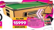 Easi Eight Coin Operated Pool Table Plus Accessories