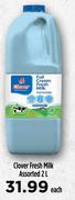 Clover Fresh Milk Assorted-2L Each