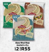 Albany Wheat Wraps Assorted-For 2 x 6 x 45g