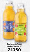Food Lover's 100% Fruit Juice Blend Assorted-For 2 x 1.5L