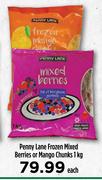 Penny Lane Frozen Mixed Berries Or Mango Chunks-1Kg Each