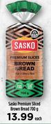 Sasko Premium Sliced Brown Bread-700g Each