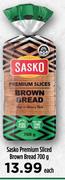 Sasko Premium Sliced Brown Bread-700g Each