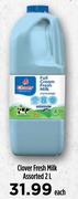 Clover Fresh Milk Assorted-2Ltr Each
