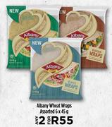Albany Wheat Wraps Assorted-For Any 2 x 6 x 45g