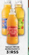 Food Lover's 100% Fruit Juice Blend Assorted-For 3 x 1.5Ltr