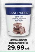 Lancewood Low Fat Yoghurt Assorted-1Kg Each