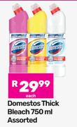 Domestos Thick Bleach Assorted-750ml Each
