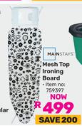 Mainstays Mesh Top Ironing Board