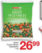 Spar Frozen Mixed Vegetables-1Kg