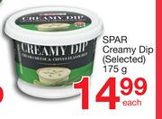Spar Creamy Dip-175g Each