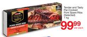 Tender & Tasty Par Cooked Pork Spare Ribs-1Kg Per Pack