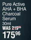 Garnier Pure Active AHA + BHA Charcoal Serum-30ml