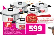 Hart 10 Piece J7 Aluminium Cookware Set