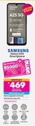 Samsung Galaxy A25 Smartphone-On Red Flexi 160