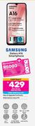 Samsung Galaxy A16 Smartphone-On Red Flexi 160