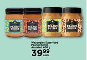 Wazoogles Superfood Peanut Butter Assorted-400g Each