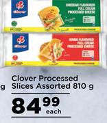 Clover Processed Slices Assorted-810g Each