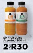 Sir Fruit Juice Assorted-For 2 x 500ml
