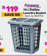 Formosa Debbie 75Ltr Laundry Basket