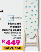 Mainstays Standard Wooden Ironing Board