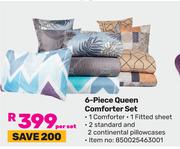 6-Piece Queen Comforter Set-Per Set