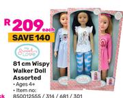 Sweets Love 81cm Wispy Walker Doll Assorted-Each