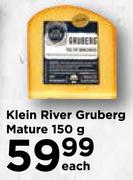 Klein River Gruberg Mature-150g Each