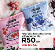 Penny Lane Frozen Blueberries Or Strawberries-1Kg Eac
