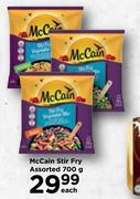 McCain Stir Fry Assorted-700g Each