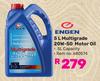 Engen 5L Multigrade 20W-50 Motor Oil 680574