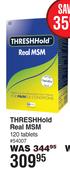 THRESHHold Real MSM 120 Tablets 54007