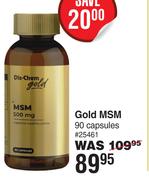 Dis-Chem Gold MSM 90 Capsules 25461