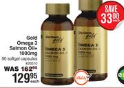 Dis Chem Gold Omega 3 Salmon Oil+ 1000mg 90 Softgel Capsules 26510-Each