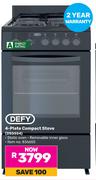 Defy 4-plate Compact Stove DSS554