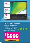 Acer Intel Core i3 Laptop