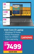 Lenovo Intel Core i3 Laptop