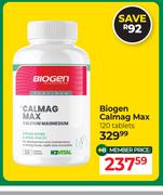 Biogen Calmag Max 120 Tablets