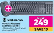 Volkano Wireless Keyboard & Mouse Combo