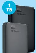 WD 1TB Elements Hard Drive WDBUZG0010BB