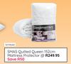 SMAS Quilted Queen 152cm Mattress Protector 10119640