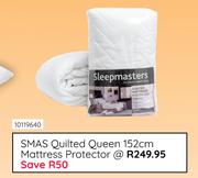SMAS Quilted Queen 152cm Mattress Protector 10119640