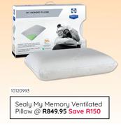 Sealy My Memory Ventilated Pillow 10120993